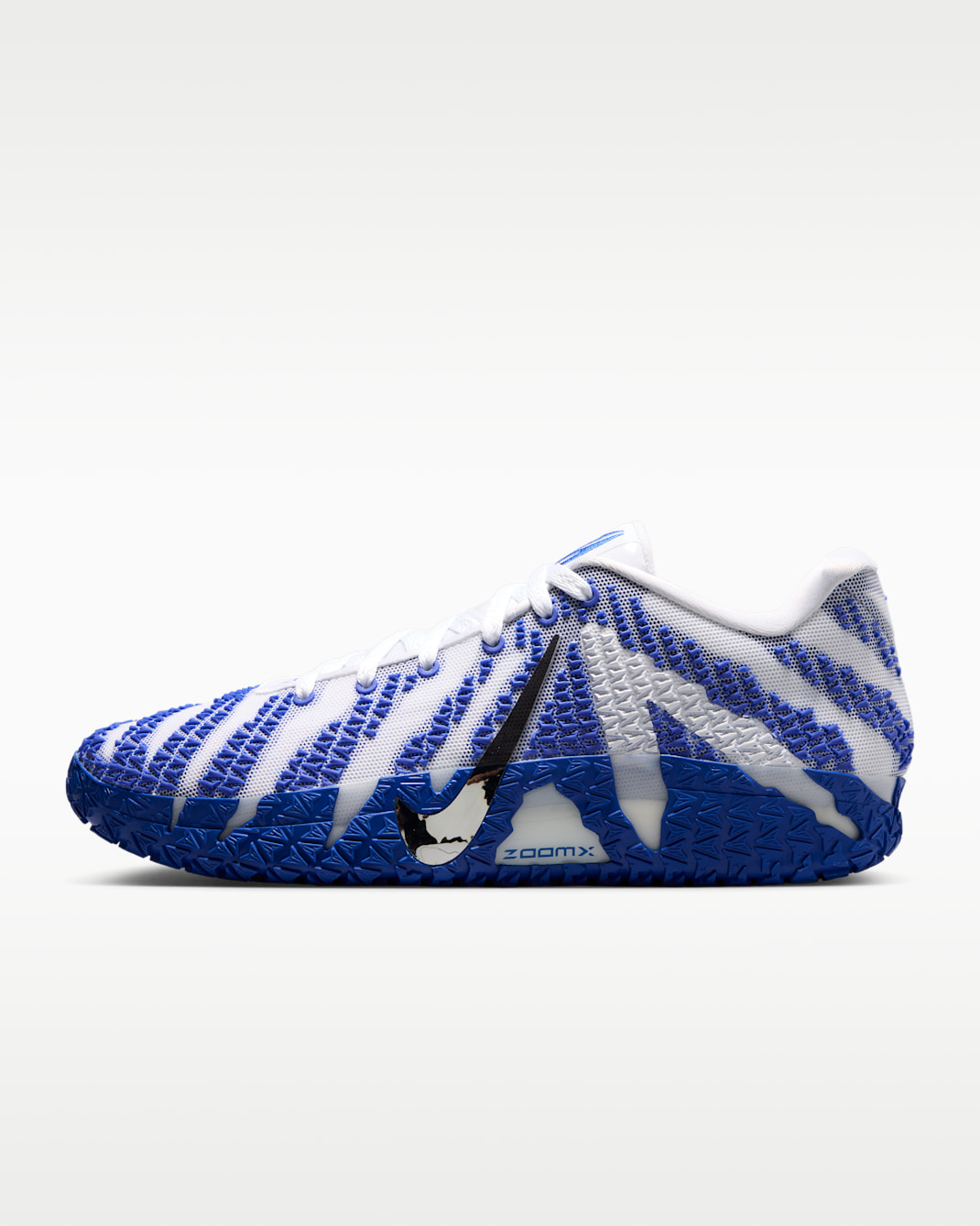 Ja 3 Basketball Shoes - White/Game Royal/Metallic Silver