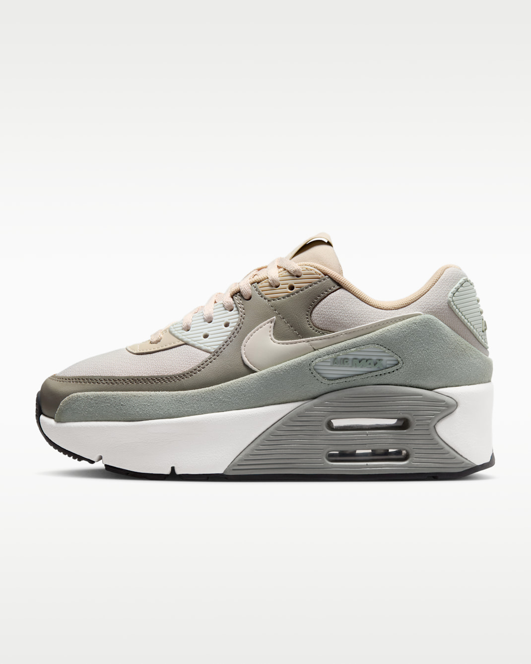 Nike Air Max 90 LV8 Women's Shoes - Sand Drift/Light Army/Jade Horizon/Light Bone