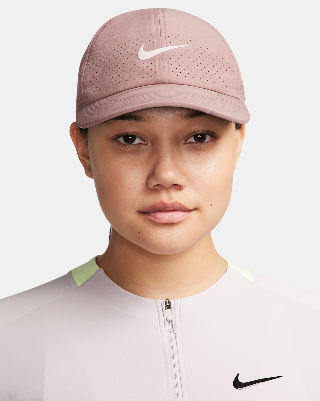 Nike Dri-FIT ADV Club Unstructured Tennis Cap - Smokey Mauve/Platinum Violet