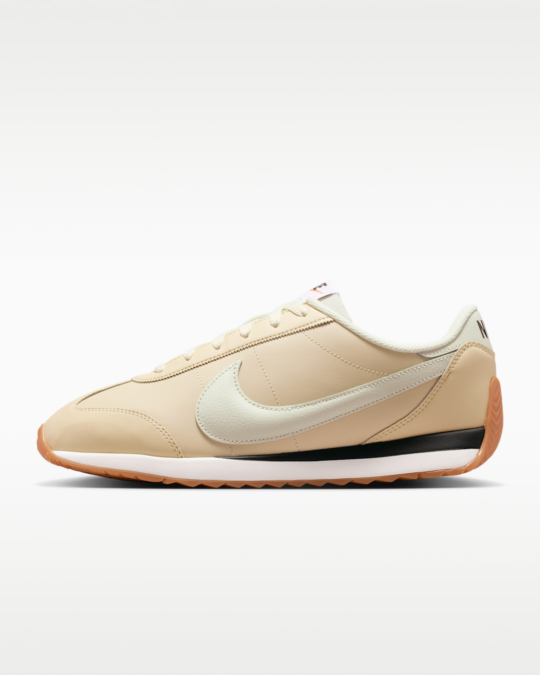 Tenis para hombre Nike Pacific de cuero - Caqui claro/Blanco cumbre/Marrón claro goma/Mar de cristal