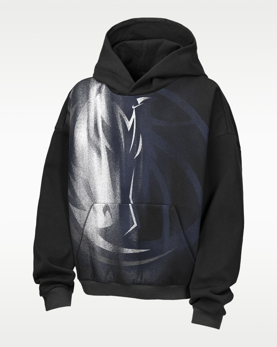 Dallas Mavericks Big Kids' Nike Basketball Hoodie - Black