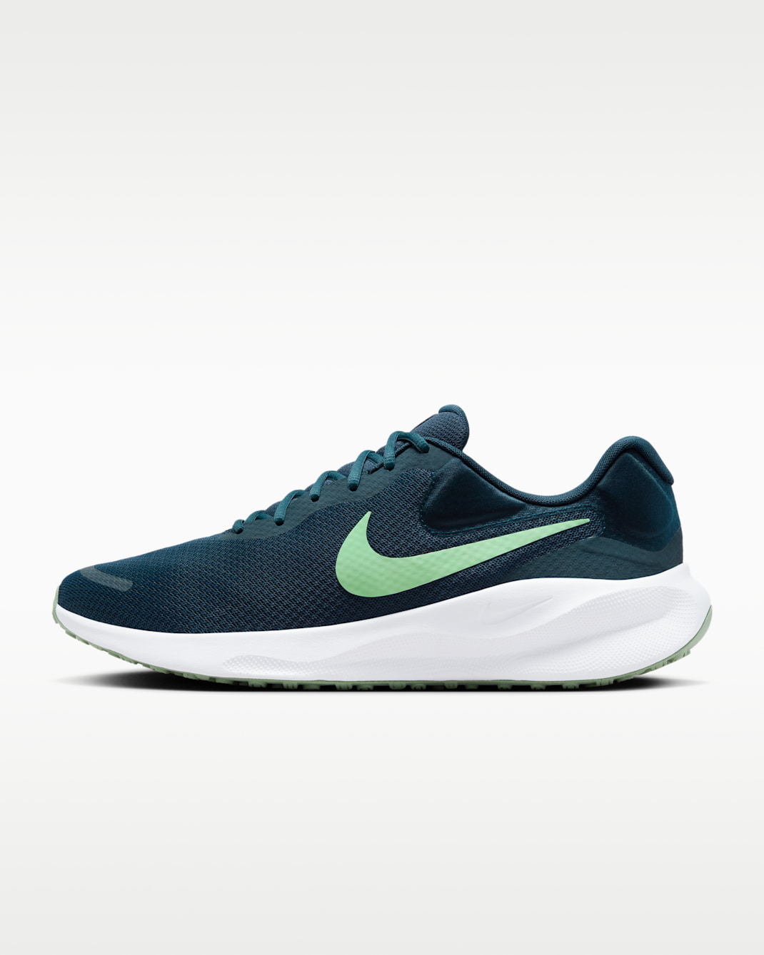 Nike Revolution 7 男款路跑鞋 - Armory Navy/Photon Dust/Jade Horizon/Vapor Green