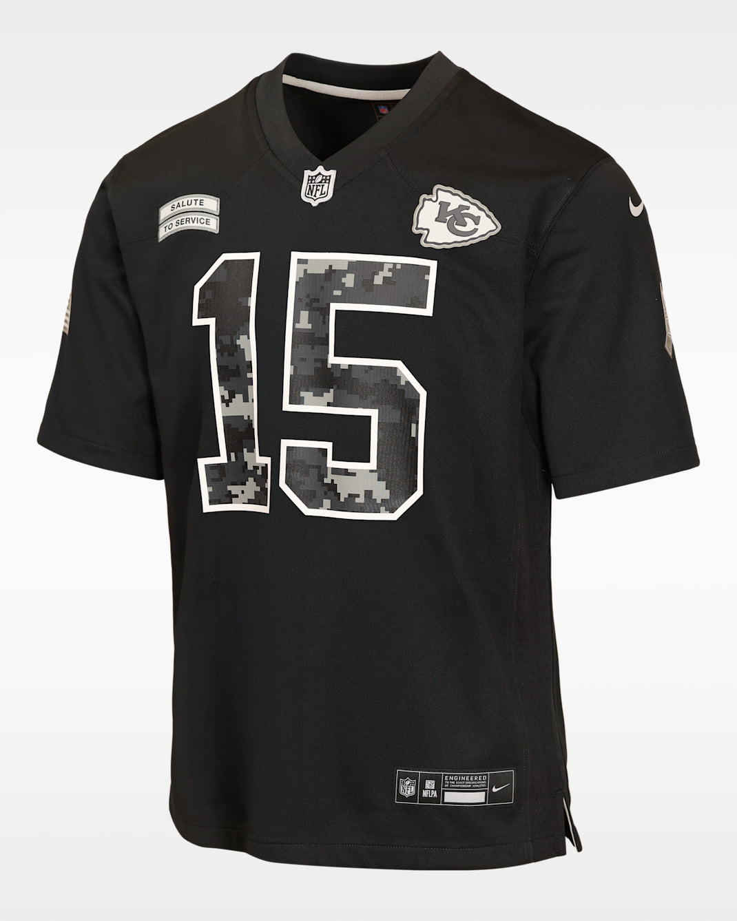 Patrick Mahomes Kansas City Chiefs Salute to Service Big Kids' Nike NFL Game Jersey - Black