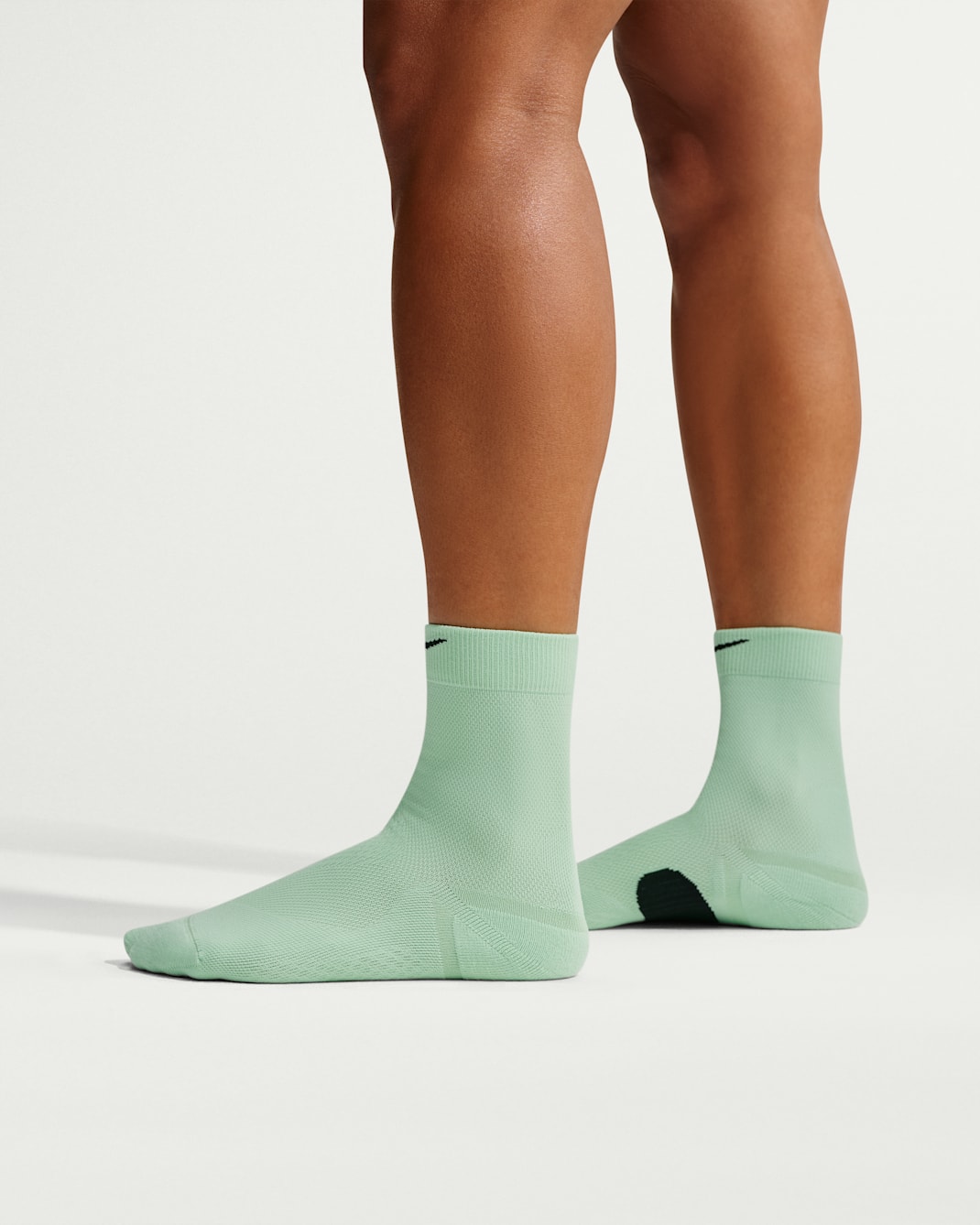 Chaussette de running mi-mollet Nike Run Midweight (1 paire) - Cucumber Calm/Noir/Noir