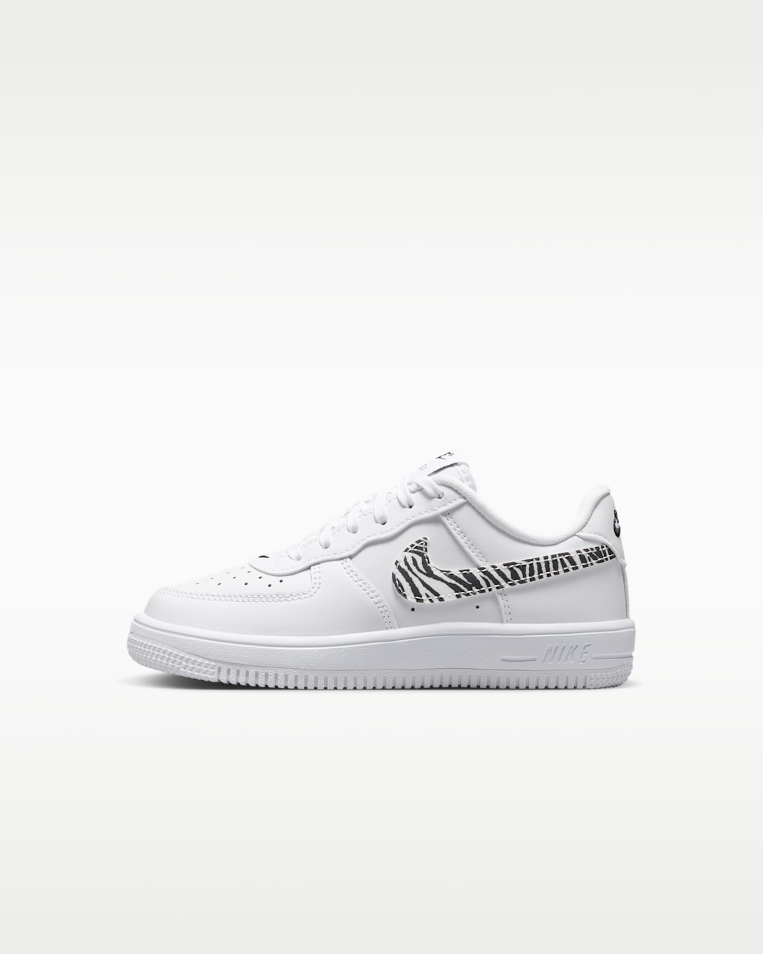 Nike Force 1 Low Younger Kids' Shoes - White/Black