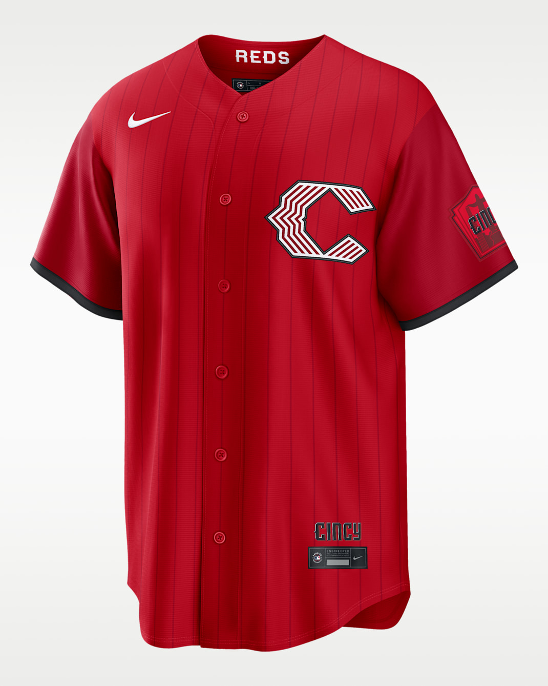 Cincinnati Reds City Connect Men's Nike MLB Stadium Jersey - Red