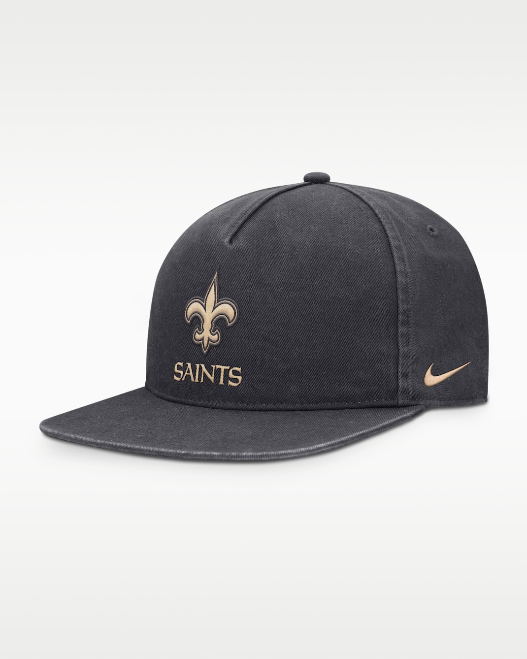 Gorra ajustable Nike de la NFL para hombre New Orleans Saints Pro - Antracita
