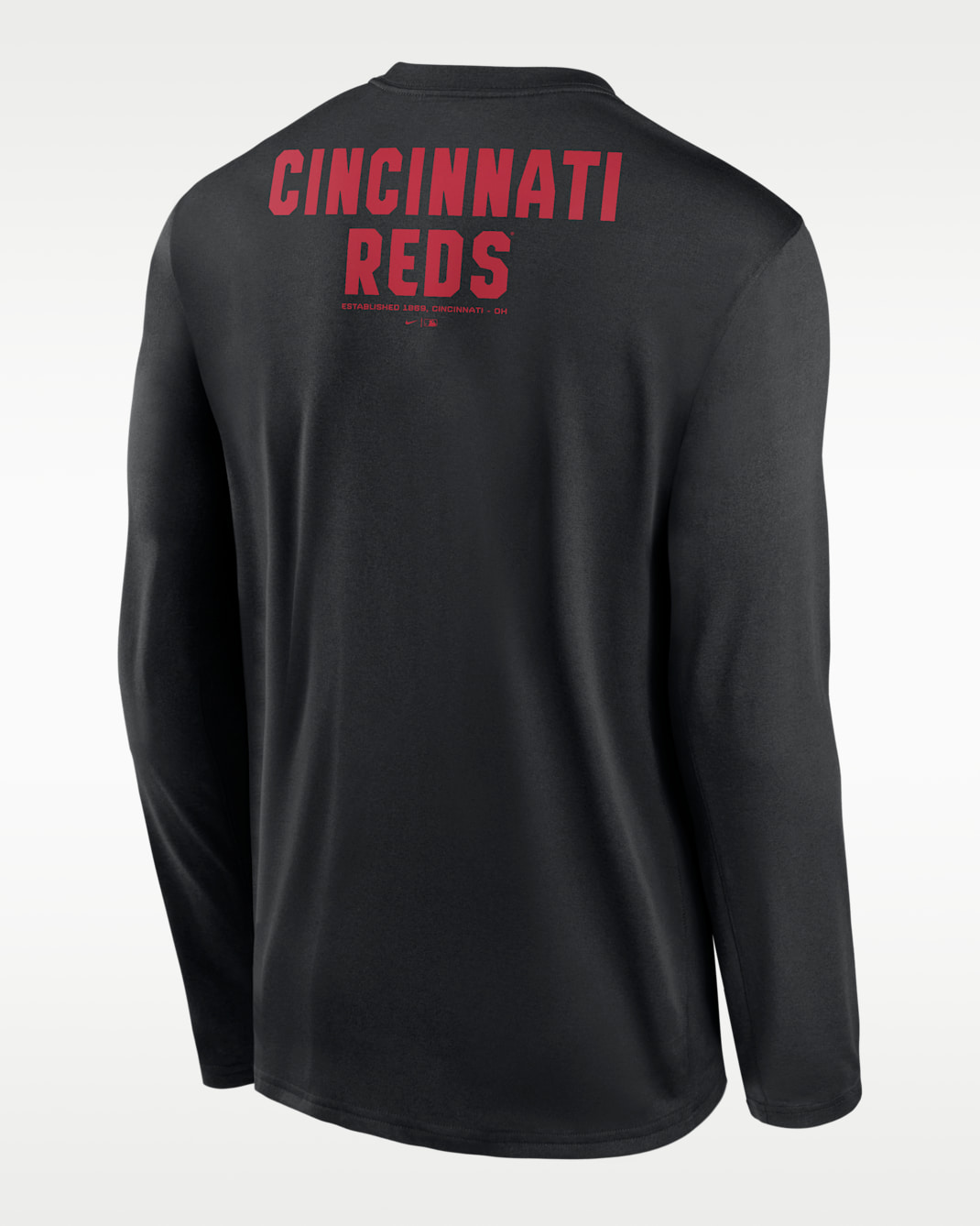 Cincinnati Reds 2-Hit Legend Men's Nike Dri-FIT MLB Long-Sleeve T-Shirt