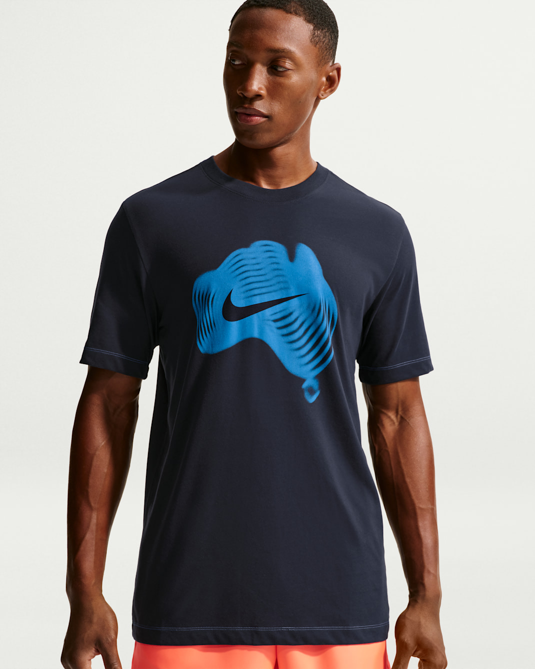 NikeCourt Men's Dri-FIT Tennis T-Shirt - Dark Obsidian/Photo Blue