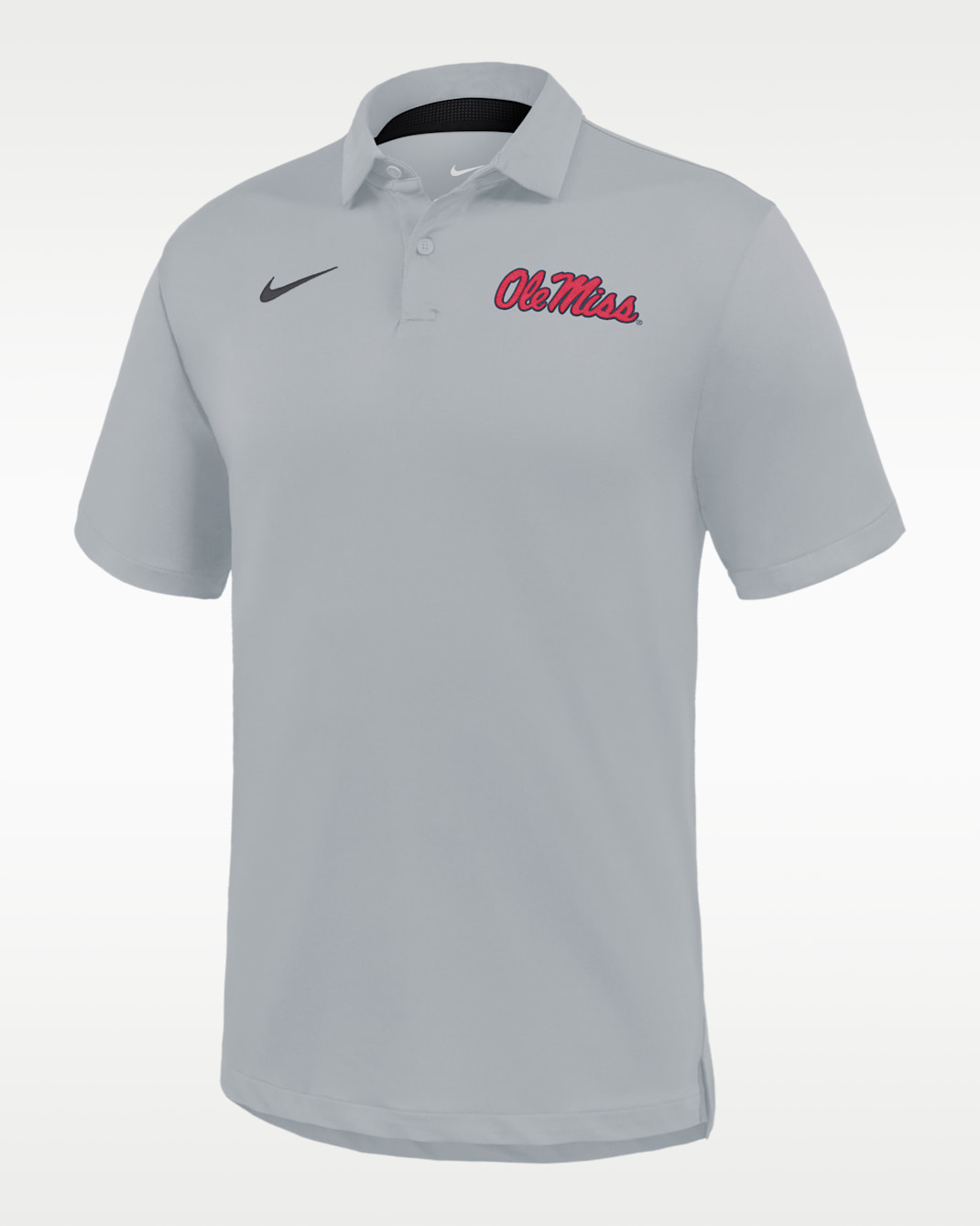 Ole Miss Tour Men's Nike Dri-FIT College Polo - Light Smoke Grey
