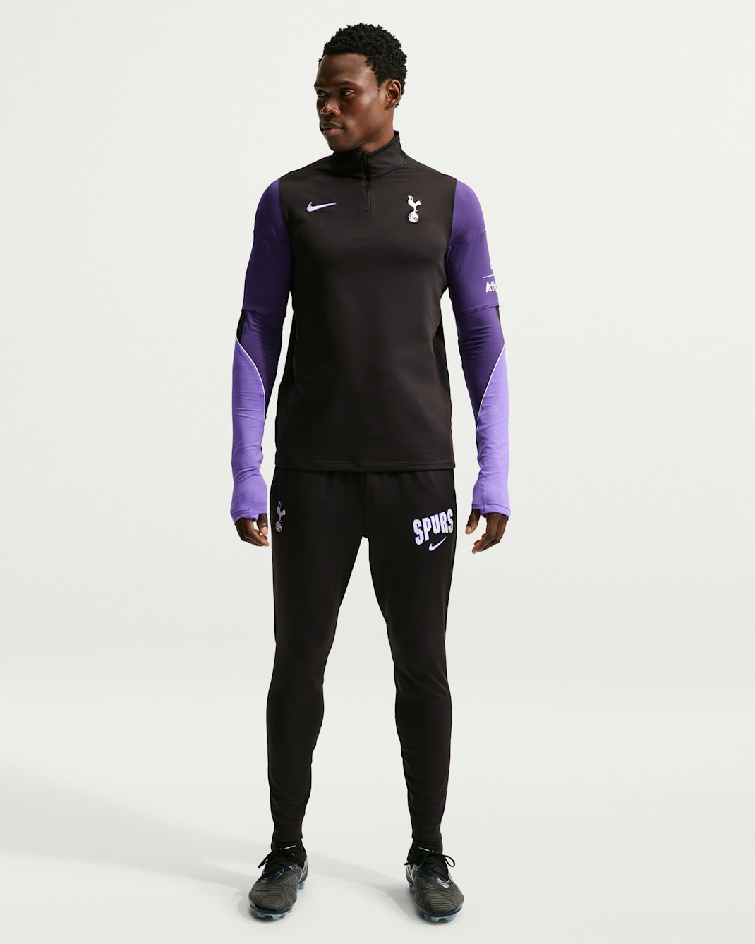 Tottenham Hotspur Strike Third Nike Dri-FIT Strick-Fußballhose für Herren - Schwarz/Schwarz/Weiß