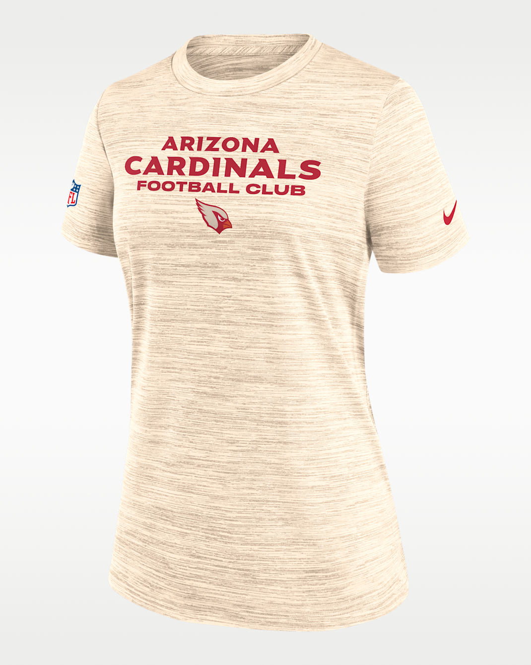 Arizona Cardinals Rivalries Collection Sideline Velocity Women's Nike Dri-FIT NFL T-Shirt - Natural