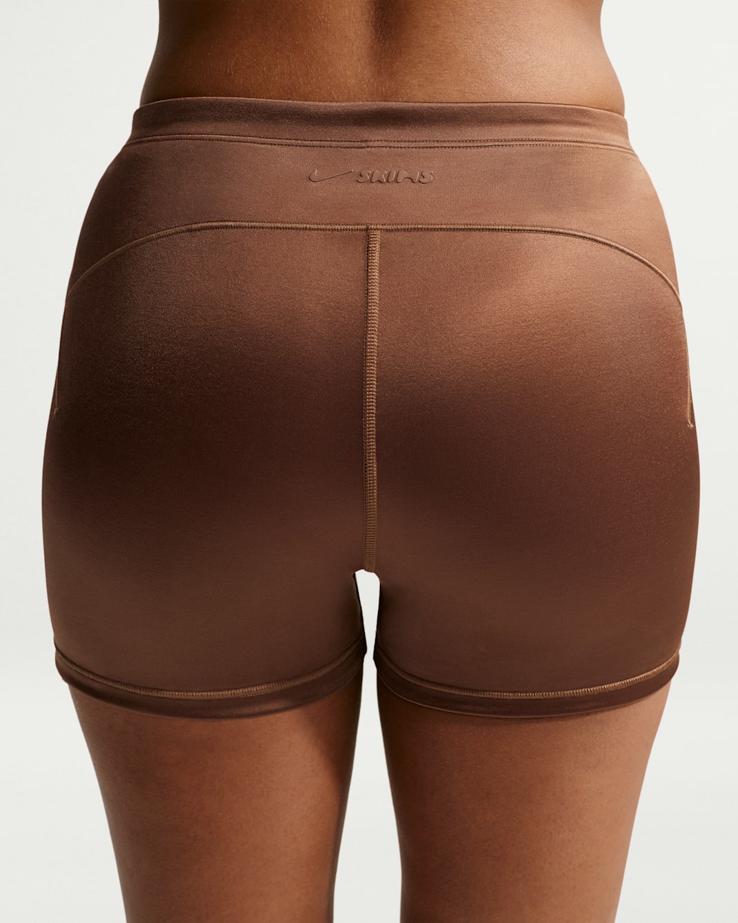 NikeSKIMS Satin Shine Women's Mid-Rise 2" Boyshorts with Drawcord
