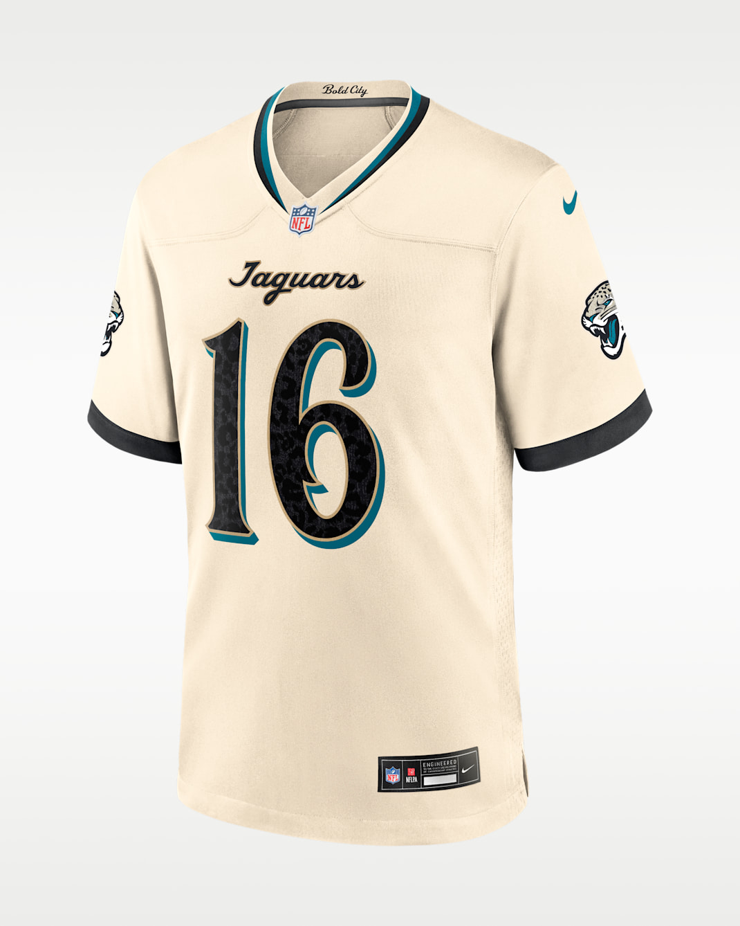 Trevor Lawrence Jacksonville Jaguars Rivalries Collection Men's Nike NFL Game Jersey - Natural