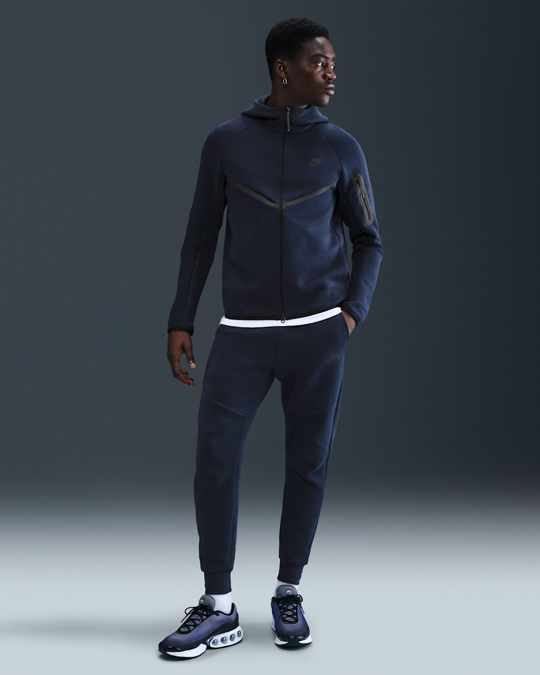 Nike Tech Men's Fleece Joggers - Obsidian/Black