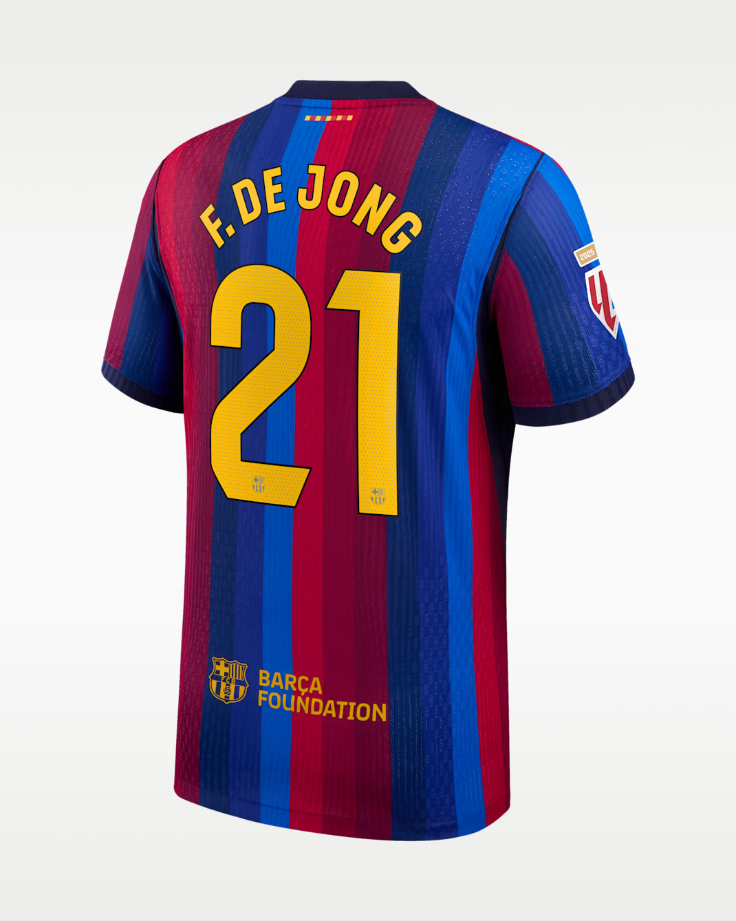 Frenkie de Jong FC Barcelona Match Home Men's Nike Aero-FIT Soccer Jersey - Red