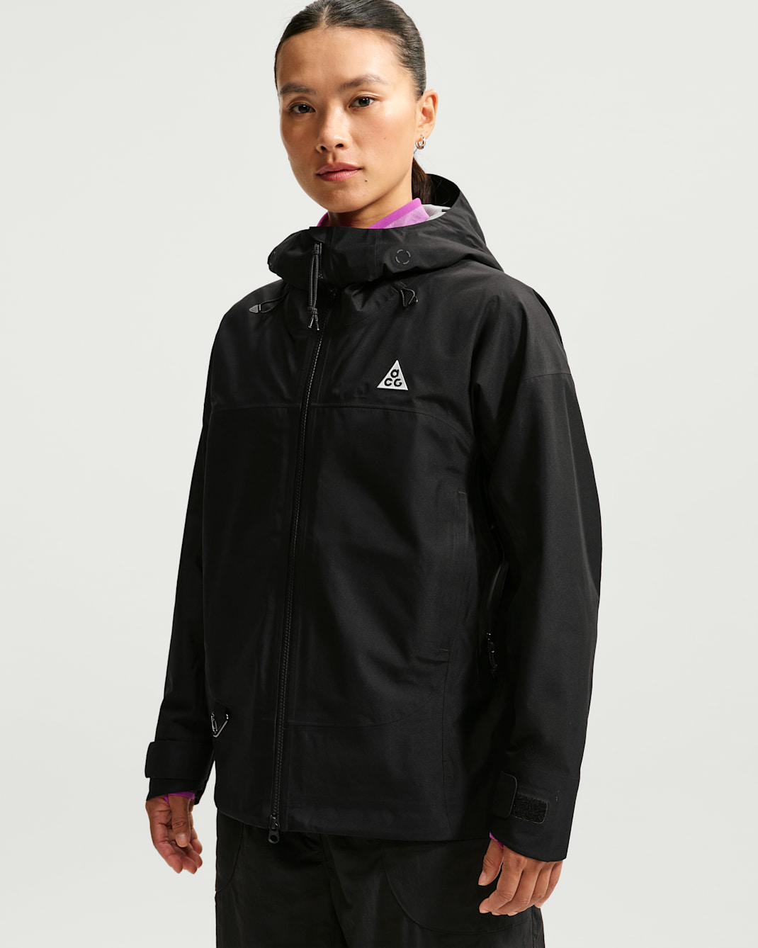 ACG 미저리 리지 여성 스톰 핏 ADV GORE-TEX 3L 하이킹 재킷 - 블랙/블랙/블랙/서밋 화이트
