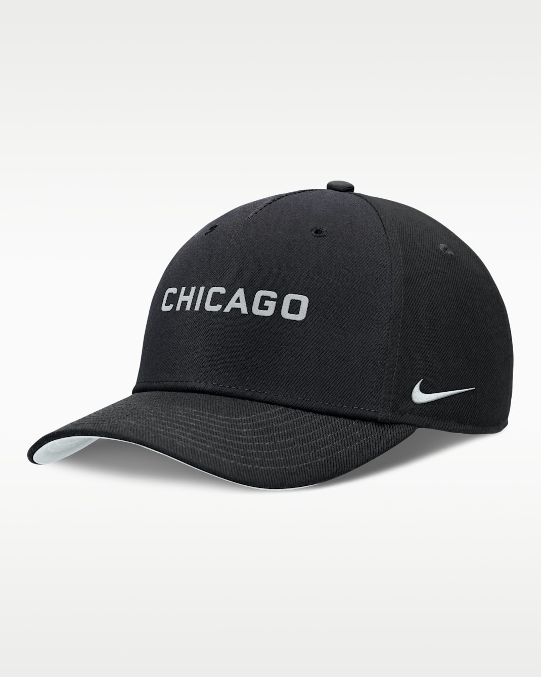Chicago Cubs Rise Men's Nike Dri-FIT MLB Adjustable Hat - Black