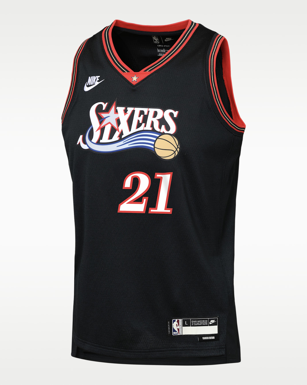 Maillot Nike NBA Swingman Cleveland Cavaliers Hardwood Classics pour ado - Noir