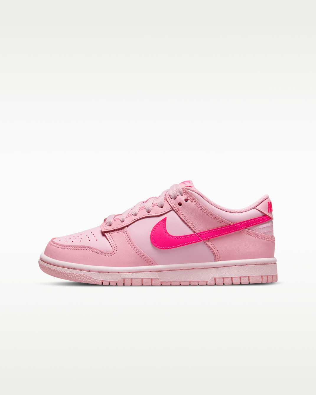 Nike Dunk Low Older Kids' Shoes - Medium Soft Pink/Hyper Pink/Pink Foam