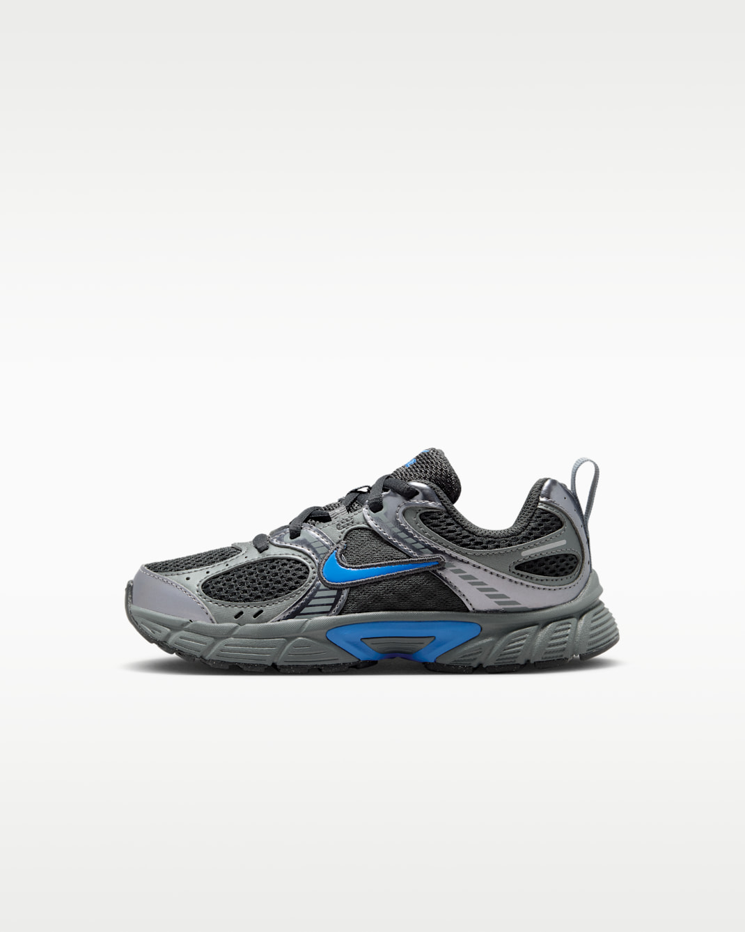 Nike V5 RNR Little Kids' Shoes - Anthracite/Metallic Cool Grey/Smoke Grey/Blue Crystal