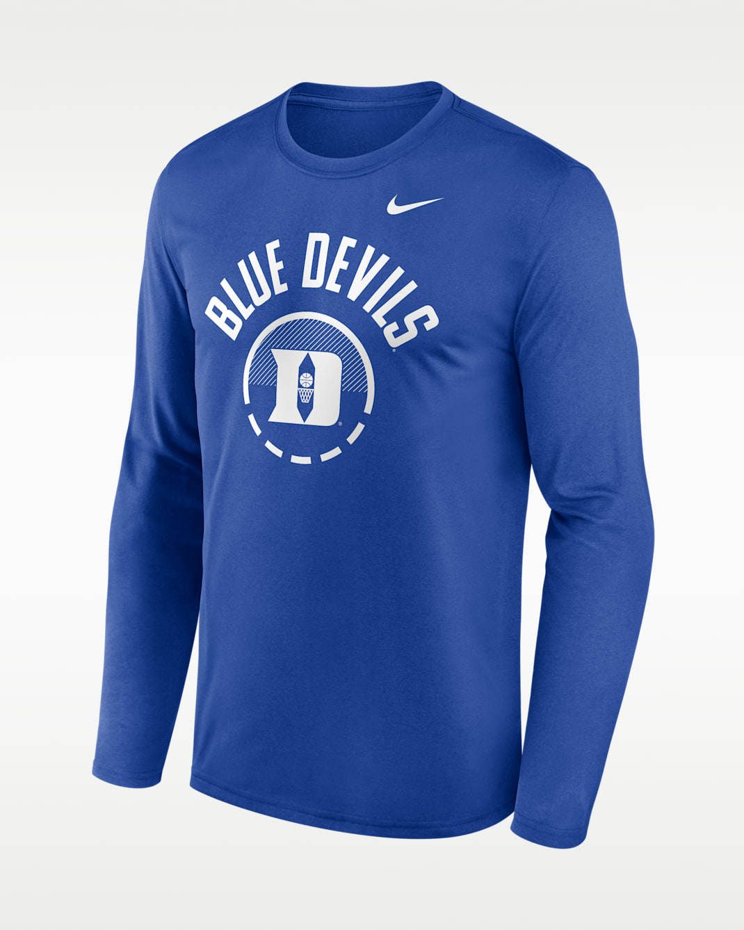 Duke Courtside Men's Nike Dri-FIT College Long-Sleeve T-Shirt - Royal