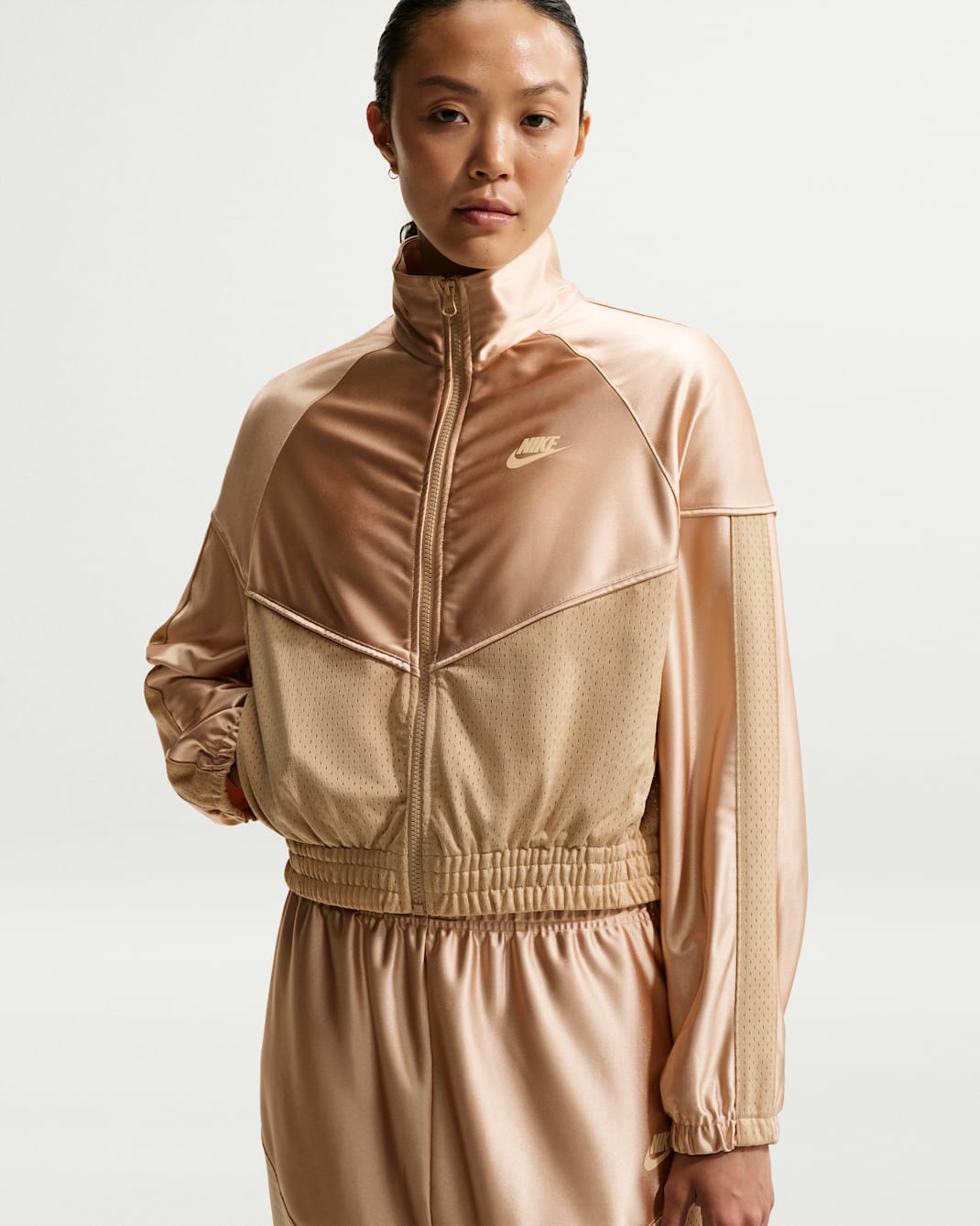 Nike Sportswear Women's Oversized Windrunner Jacket - Linen/Linen