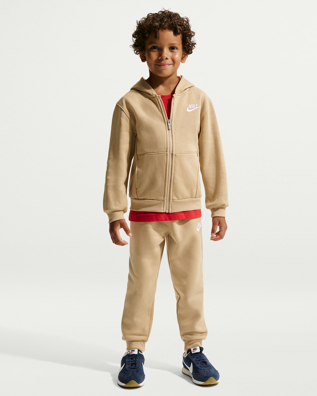 Nike Little Kids' 2-Piece Club Full-Zip Set - Linen