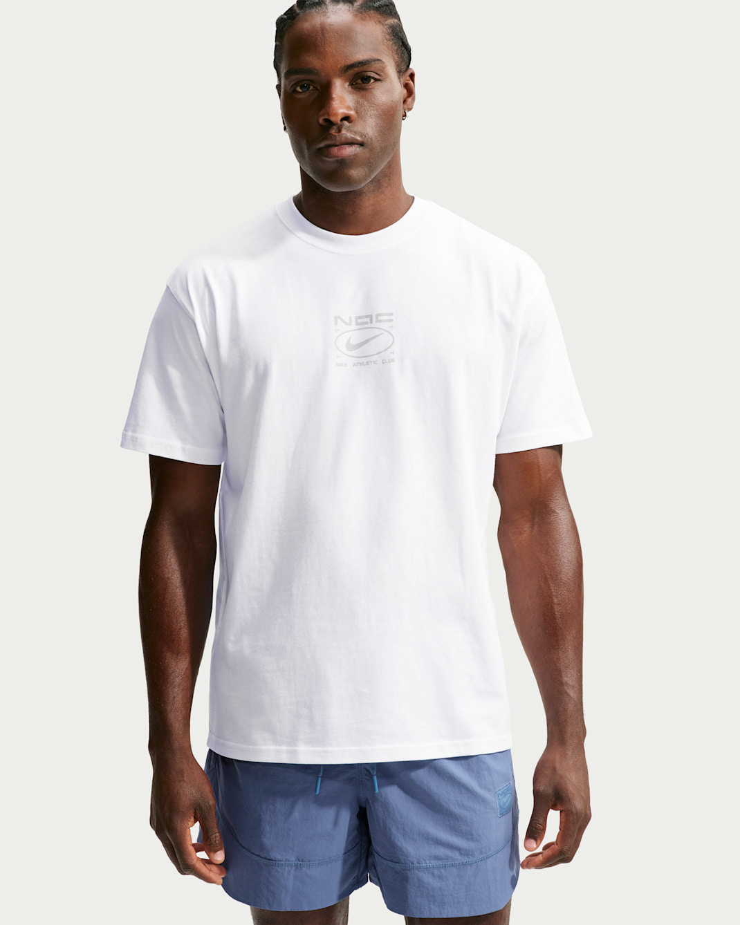 T-shirt Nike N.A.C. – Uomo - Bianco/Light Smoke Grey
