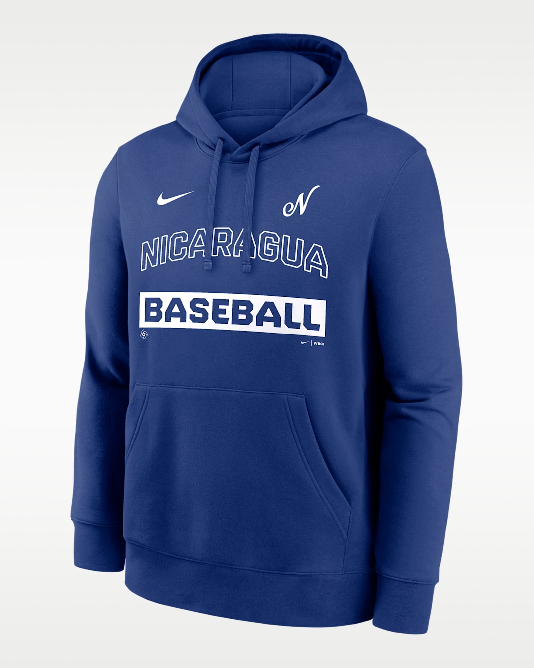 Nicaragua National Baseball Team 2026 World Baseball Classic Club Men's Nike Pullover Hoodie - Royal