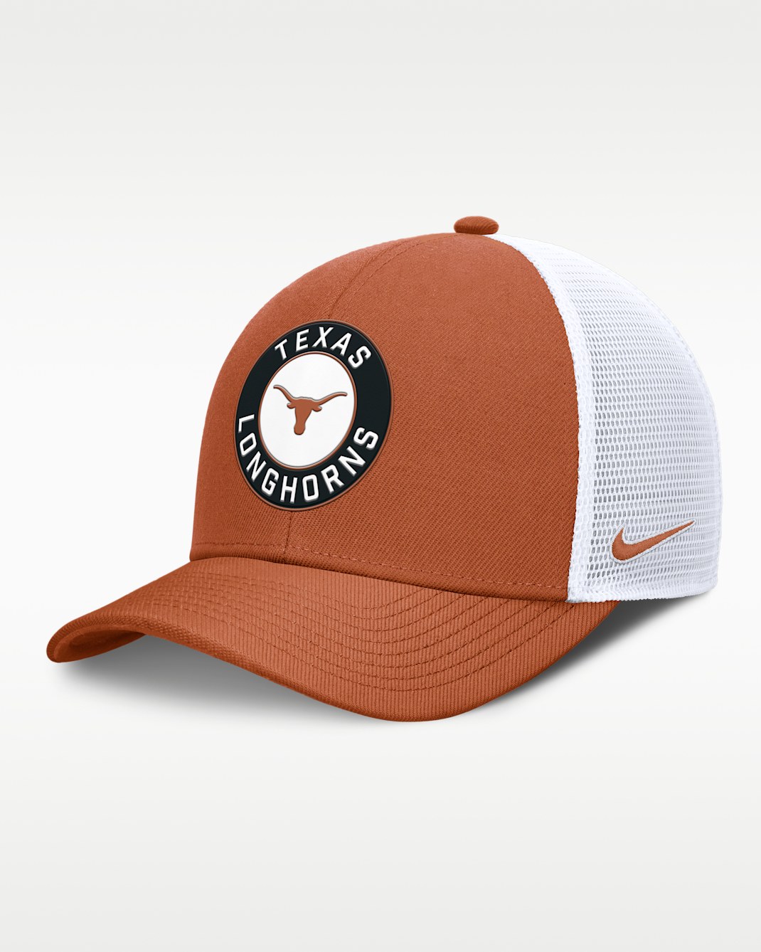 Texas Primetime Rise Men's Nike Dri-FIT College Trucker Adjustable Hat - Burnt Orange