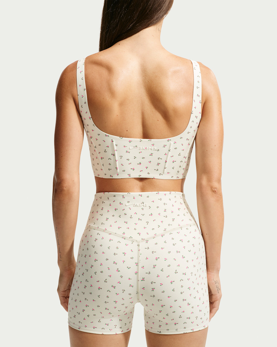 NikeSKIMS Matte Women's Printed Long-Line Corset Bra