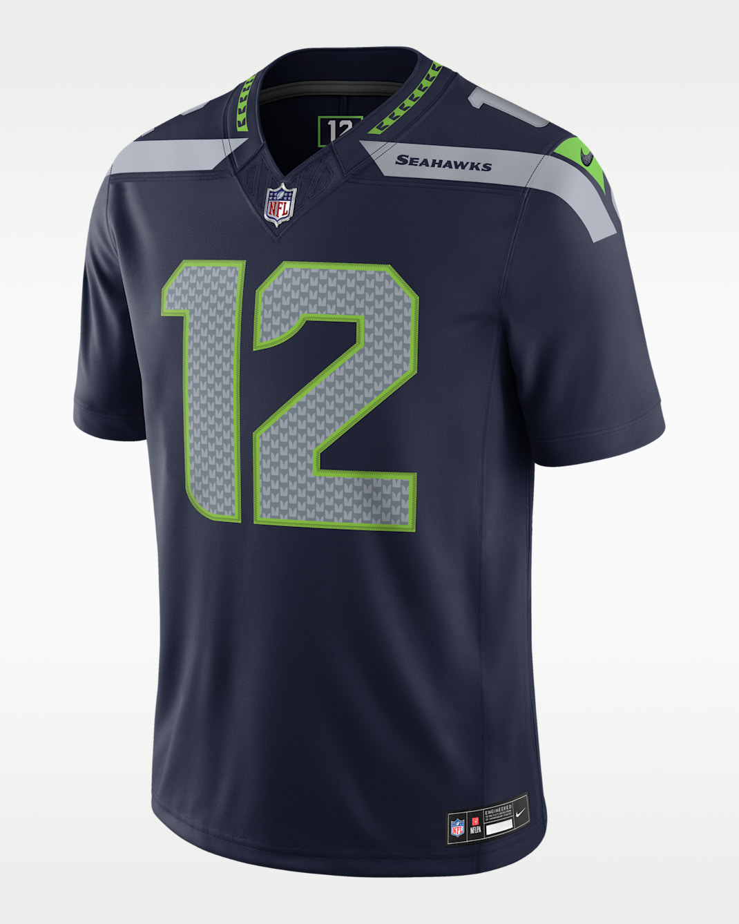 12s Seattle Seahawks Men's Nike Dri-FIT NFL Stitched Limited Jersey - Navy