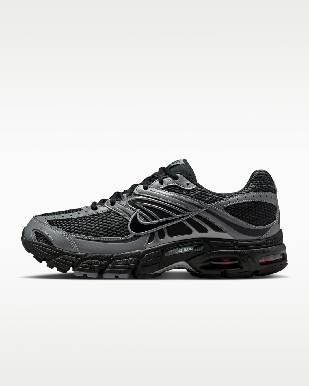 Nike Air Max Moto 2K Men's Shoes - Black/Cool Grey/Light Crimson/Black