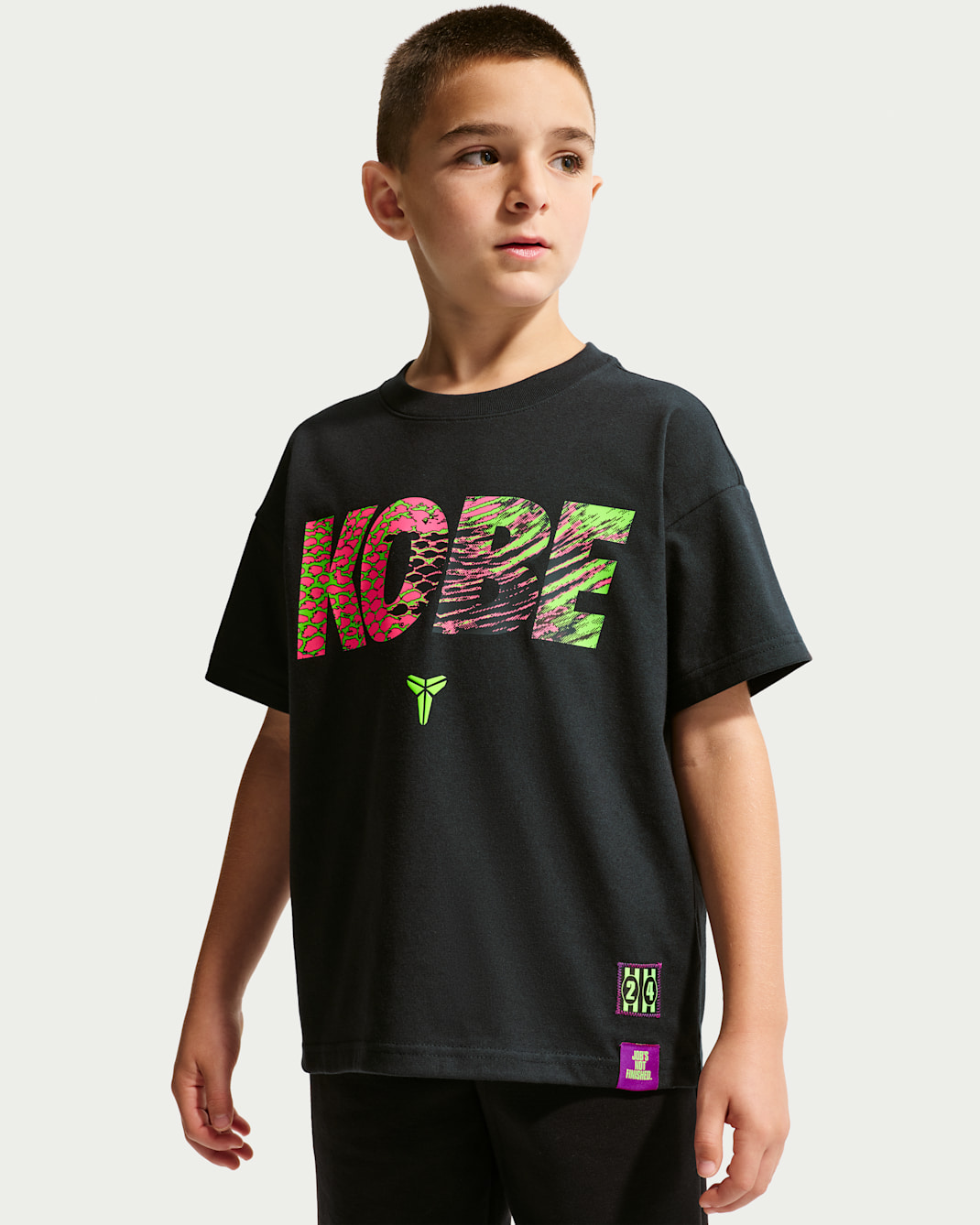 T-shirt de basket Dri-FIT Kobe Mambacurial pour pré-ado - Noir