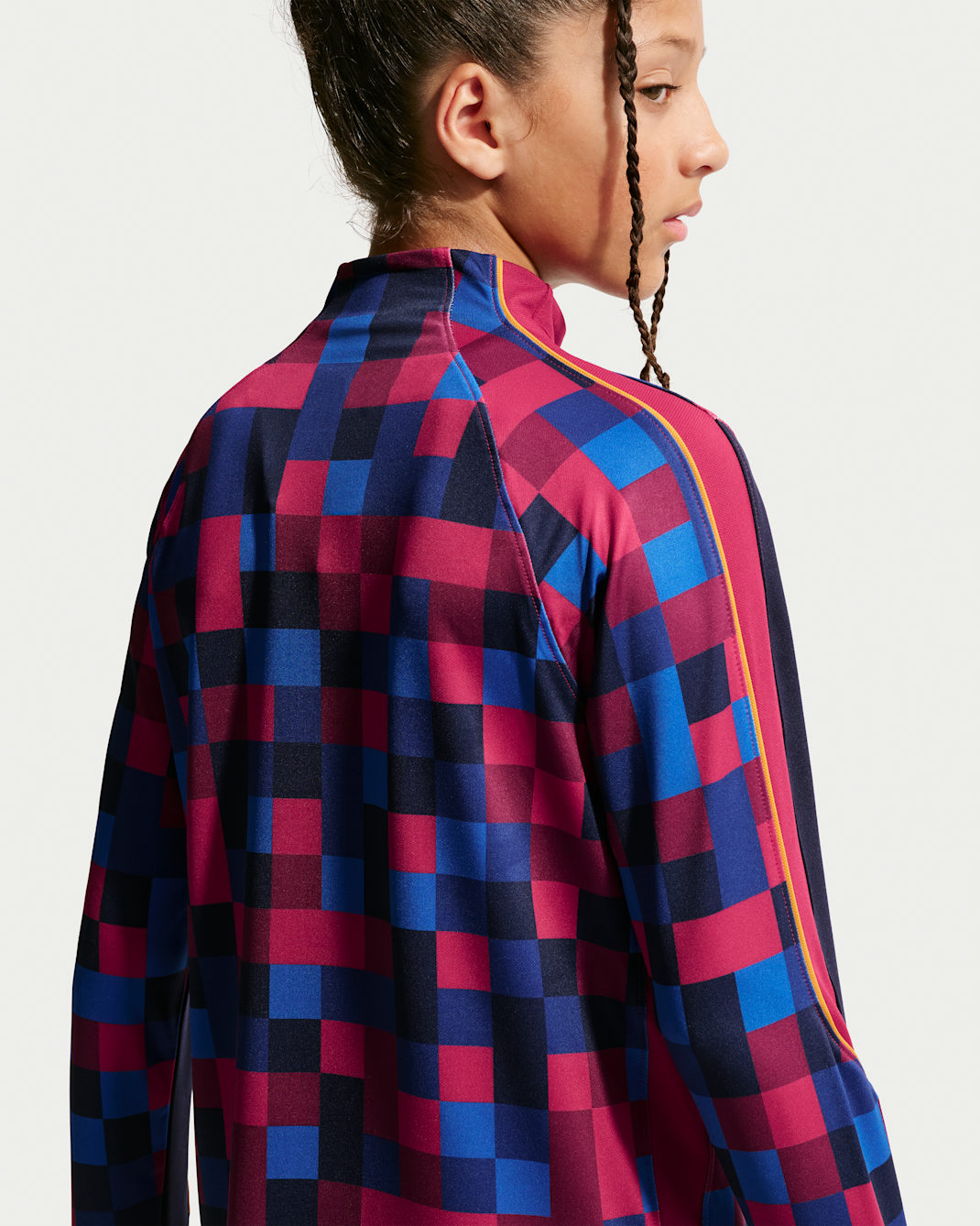 FC Barcelona Strike Home Big Kids' Nike Dri-FIT Soccer Pre-Match Knit Drill Top