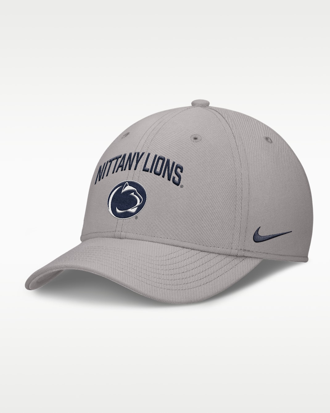 Penn State On-Field Rise Swoosh Men's Nike Dri-FIT College Hat - Grey