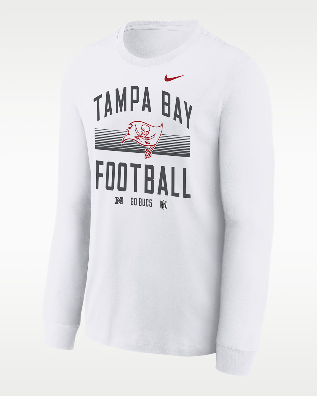 Tampa Bay Buccaneers Hometown Big Kids' Nike NFL Long-Sleeve T-Shirt - White