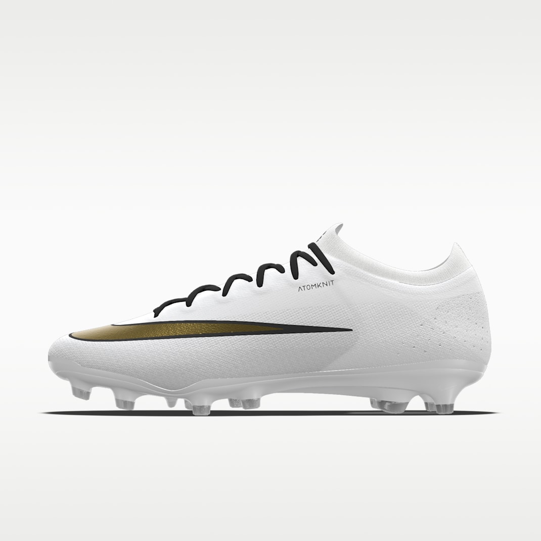 Custom Nike Mercurial Vapor 17 Elite By You Low Top-fodboldstøvler til kunstgræs - hvid/hvid