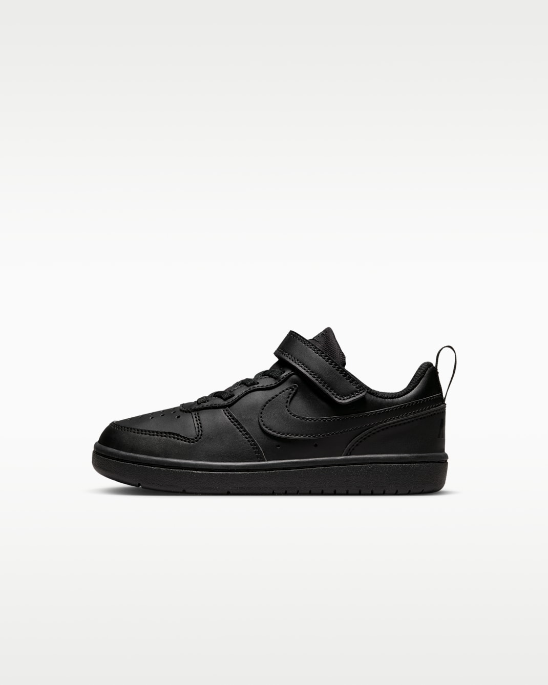 Nike Court Borough Low Recraft Zapatillas - Niño/a pequeño/a - Negro/Negro/Negro