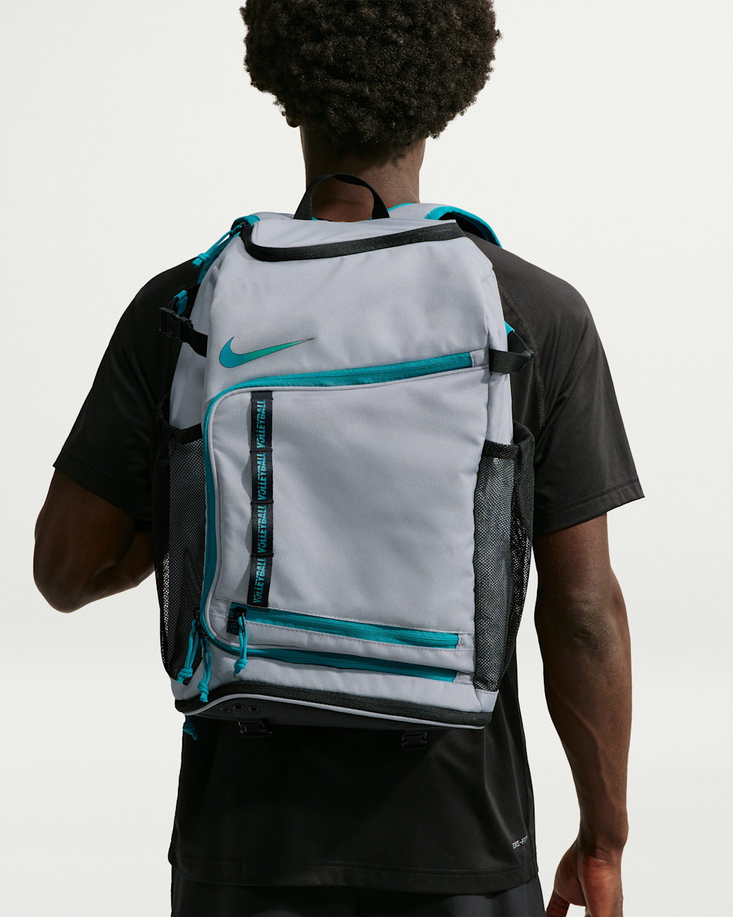 Nike Volleyball Backpack (32L) - Grey Fog/Black/Dusty Cactus