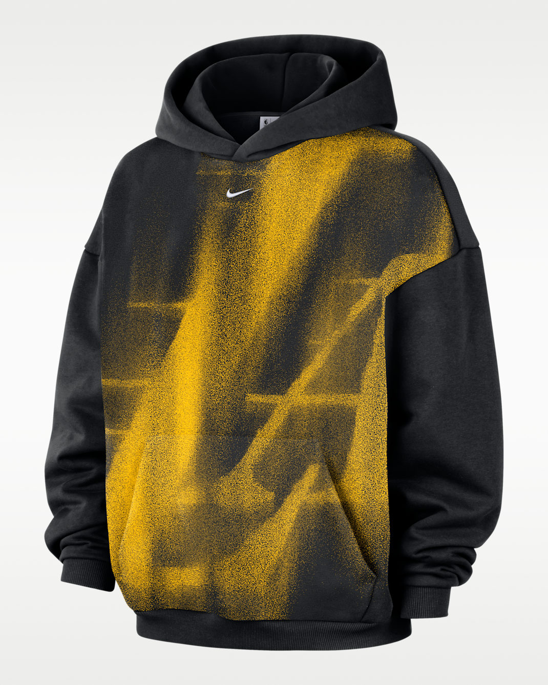 Los Angeles Lakers Standard Issue Men's Fleece Basketball Hoodie - Black/White