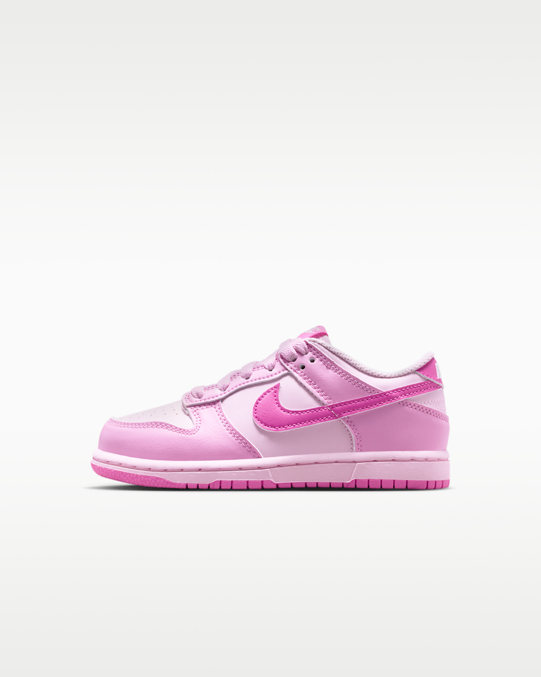 Nike Dunk Low Little Kids' Shoes - Pink Rise/Pink Foam/White/Playful Pink