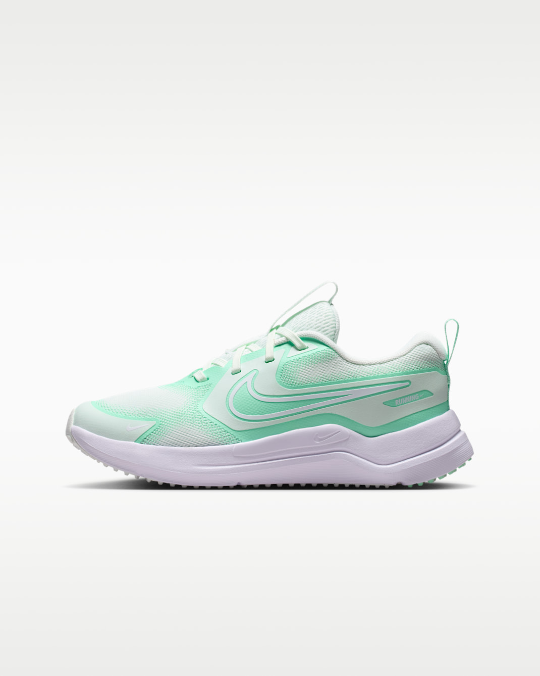 Buty do biegania po asfalcie dla dużych dzieci Nike Cosmic Runner - Barely Green/Arctic Green/Biel