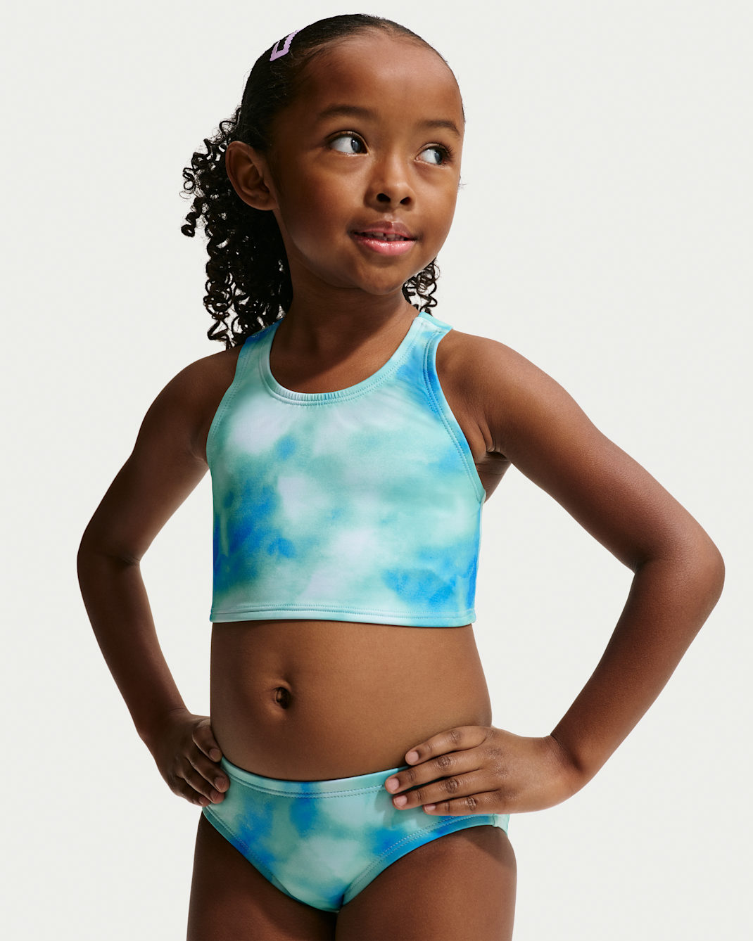 Nike Swim Little Kid's (Girls') Long Sleeve Hydroguard + Midkini Set