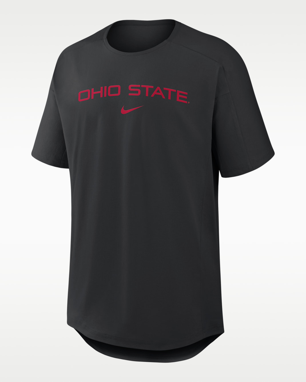 Top universitario Nike para hombre Ohio State Premium Performance Golf Club - Negro