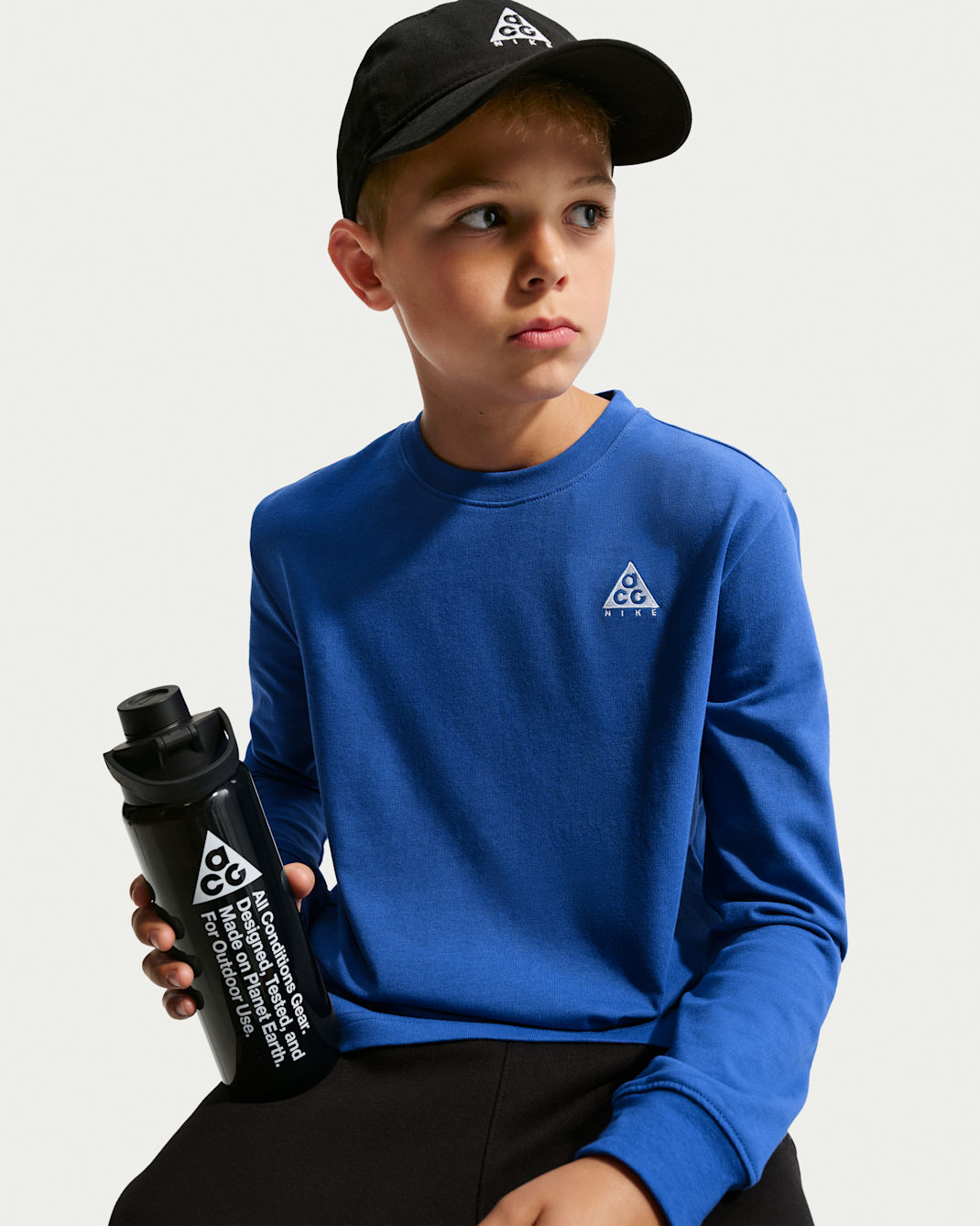 ACG Big Kids' Long-Sleeve Jersey T-Shirt - Hyper Royal