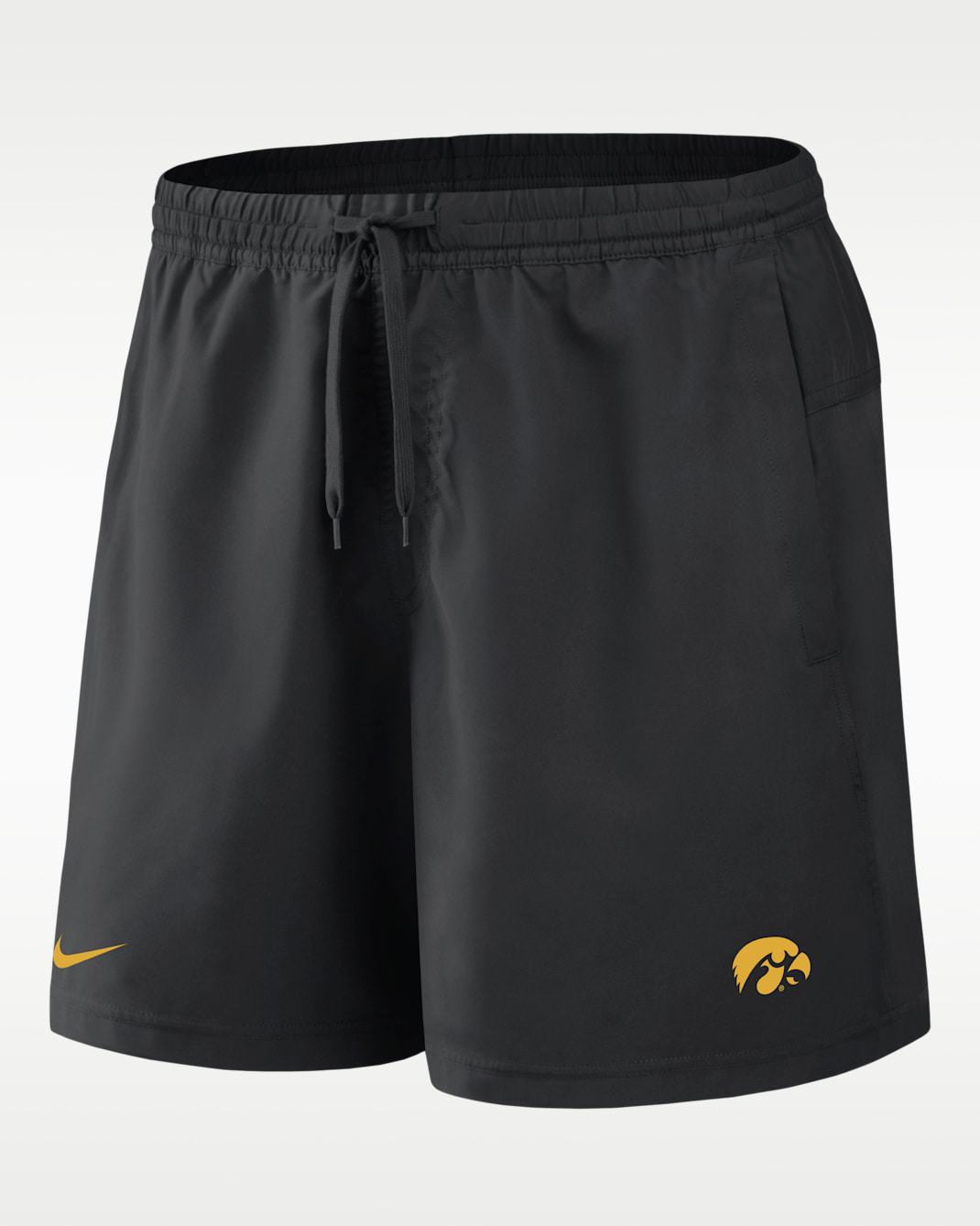 Iowa Primetime Primary Logo Men's Nike Dri-FIT College Form Shorts - Black