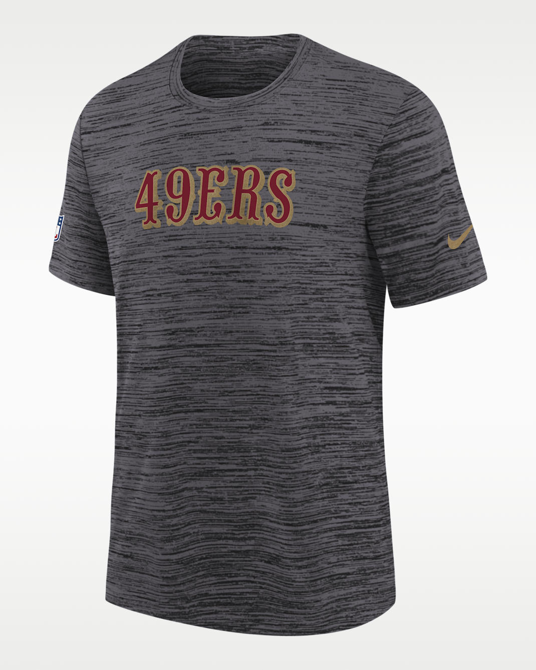San Francisco 49ers Rivalry Sideline Velocity Big Kids' Nike Dri-FIT NFL T-Shirt - Black