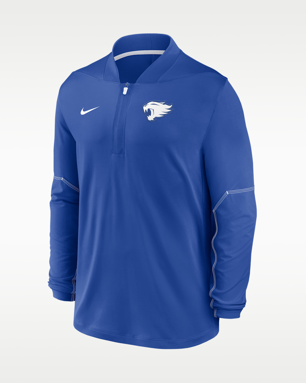 Kentucky Sideline Men's Nike Dri-FIT College 1/2-Zip Top - Game Royal/White